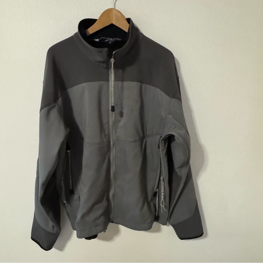 Arc’teryx Ripstop Nylon Jacket Gray Stand Collar Vented Outdoor Gorpcore-XXL